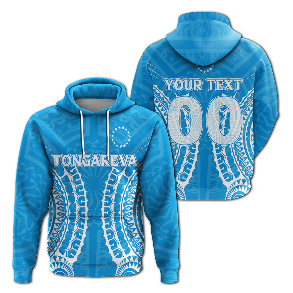 ( Personalised) Cook Islands Tongareva Hoodie Tribal Pattern
