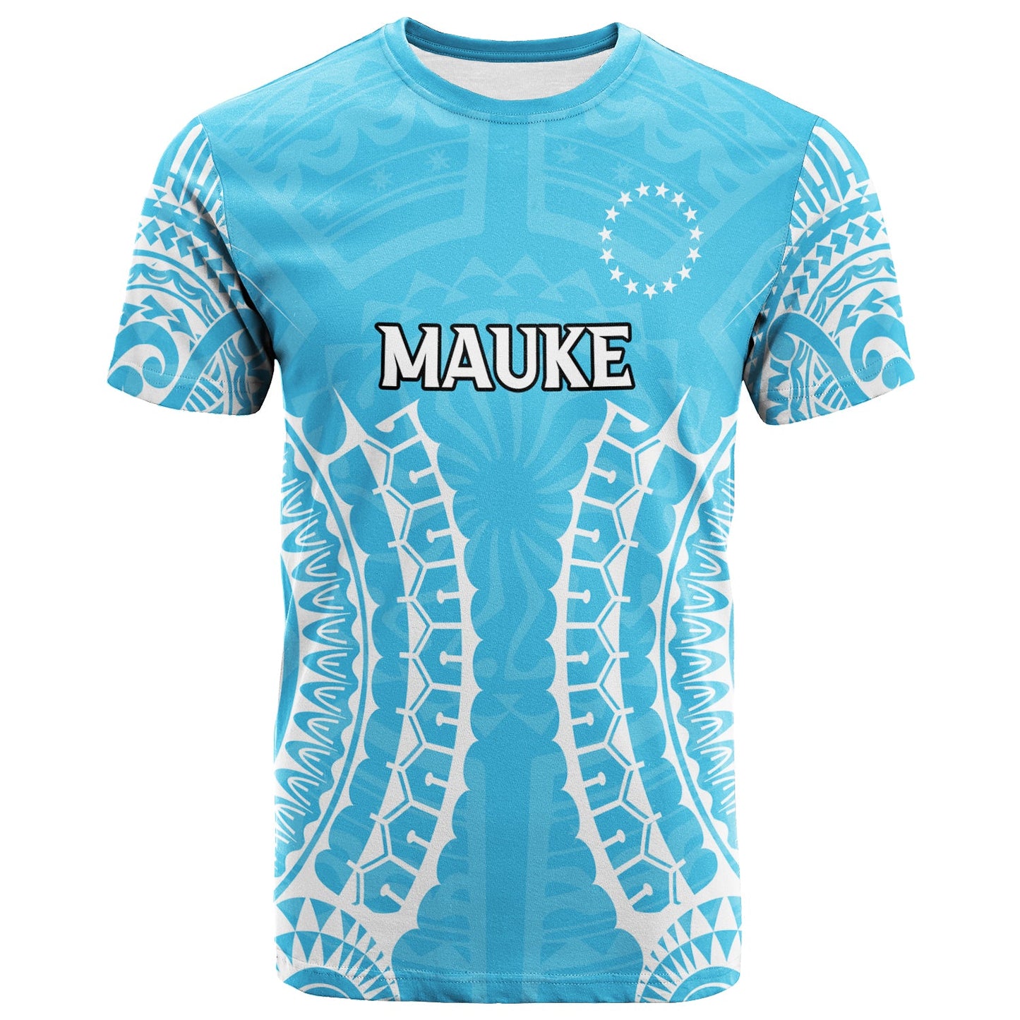 Cook Islands Mauke T Shirt Tribal Pattern 2