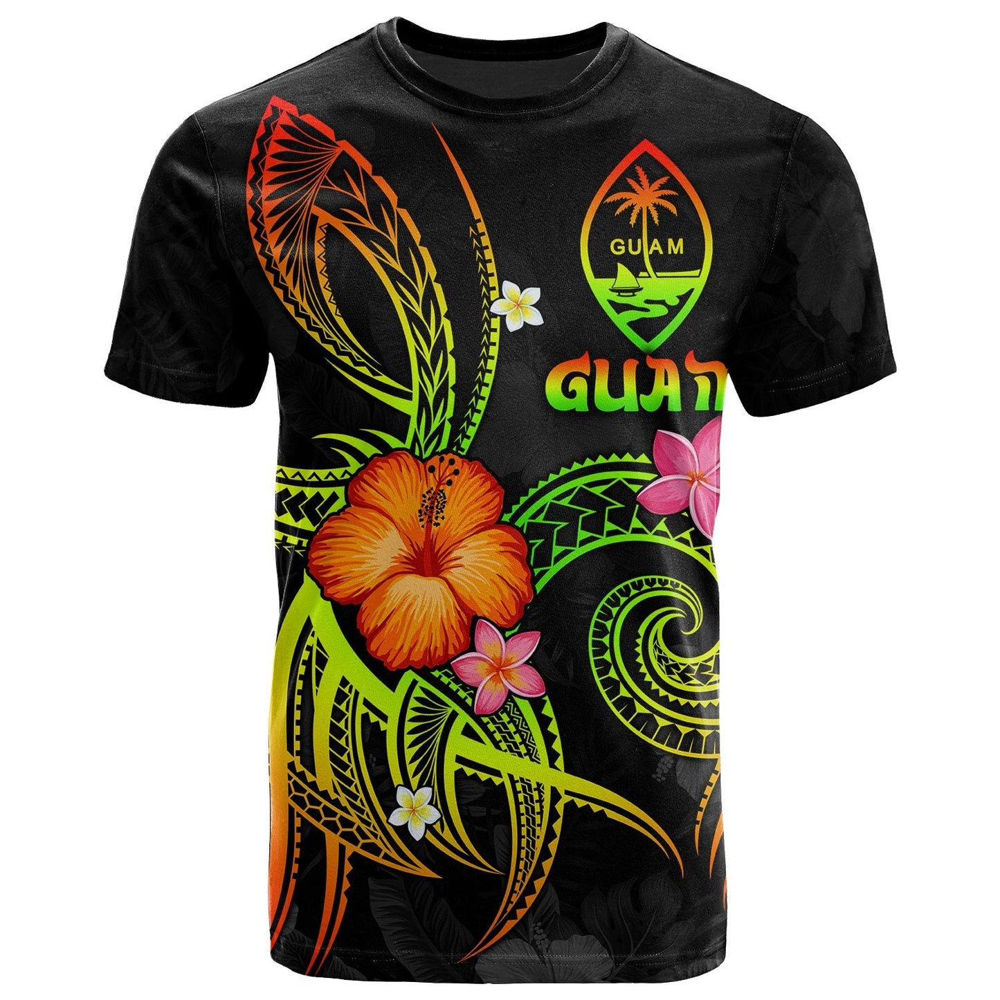 Guam Polynesian T - Shirt - Legend Of Guam Reggae