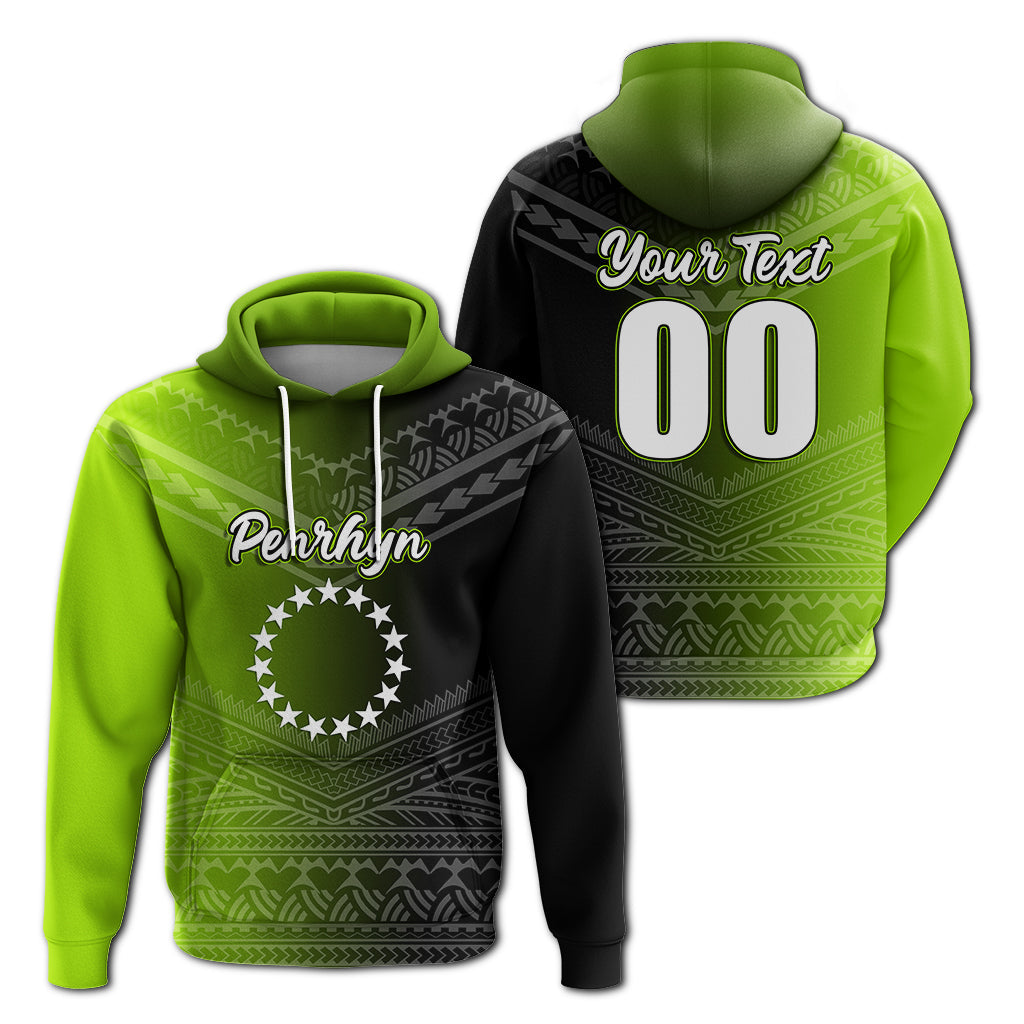 ( Personalised) Penrhyn Cook Islands Pride Hoodie