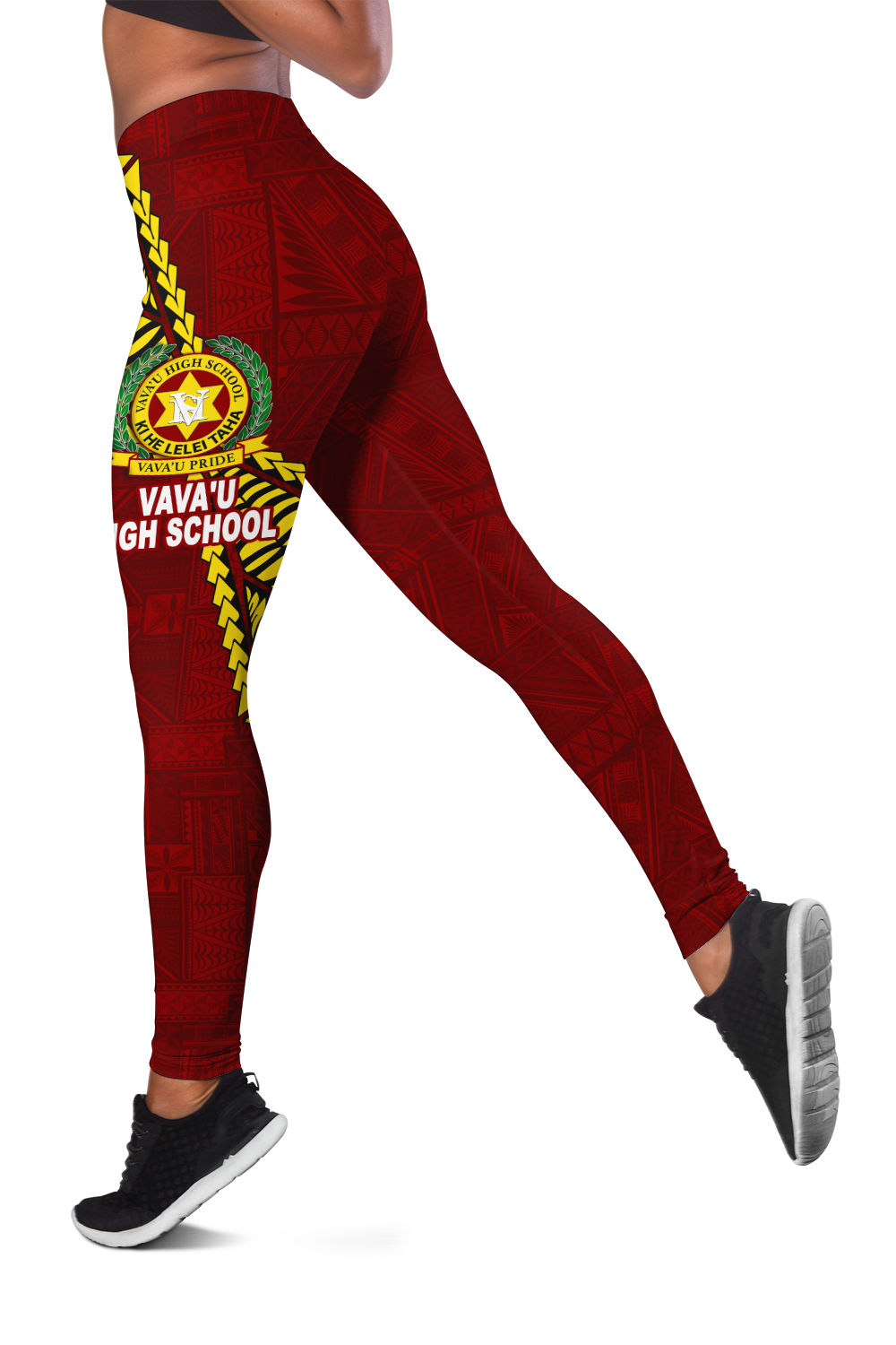 Tonga Vava'u High School Tongan Patterns Legging -
