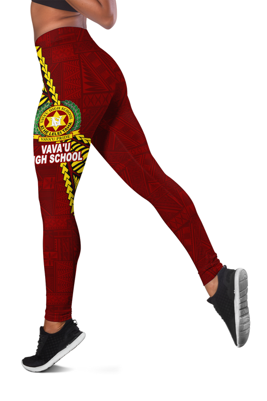 Tonga Vava'u High School Tongan Patterns Legging -
