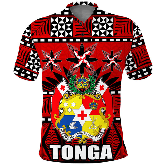 Tonga Polo Shirt - Tongan Patterns -