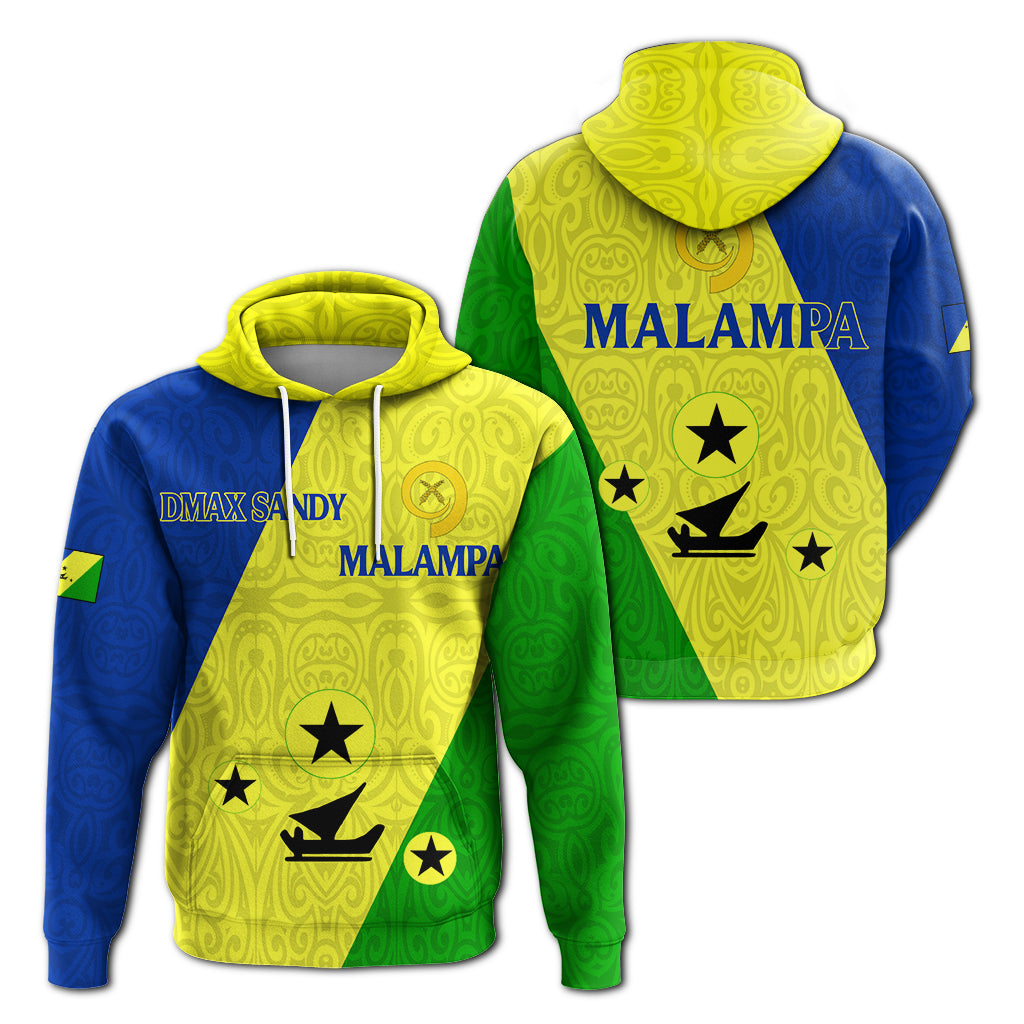 Vanuatu DMax Sandy Malampa Province Hoodie Flag Style