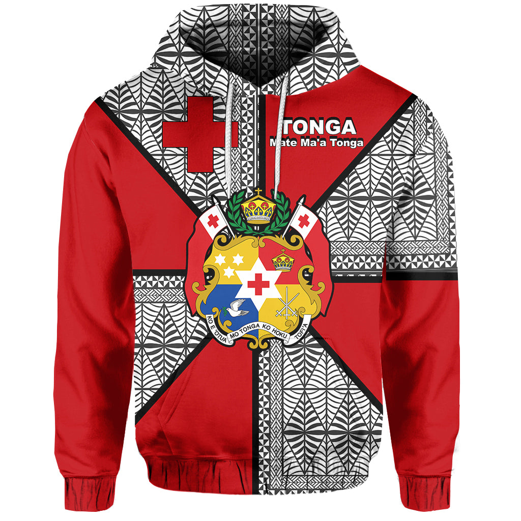 Mate Ma'a Tonga Hoodie Tongan Patterns -0