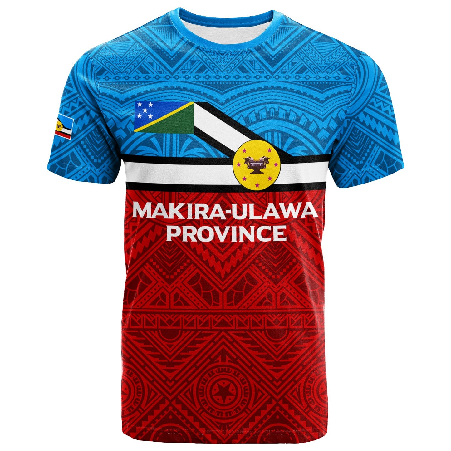 Solomon Islands Makira Ulawa Province T Shirt Tribal Pattern 2
