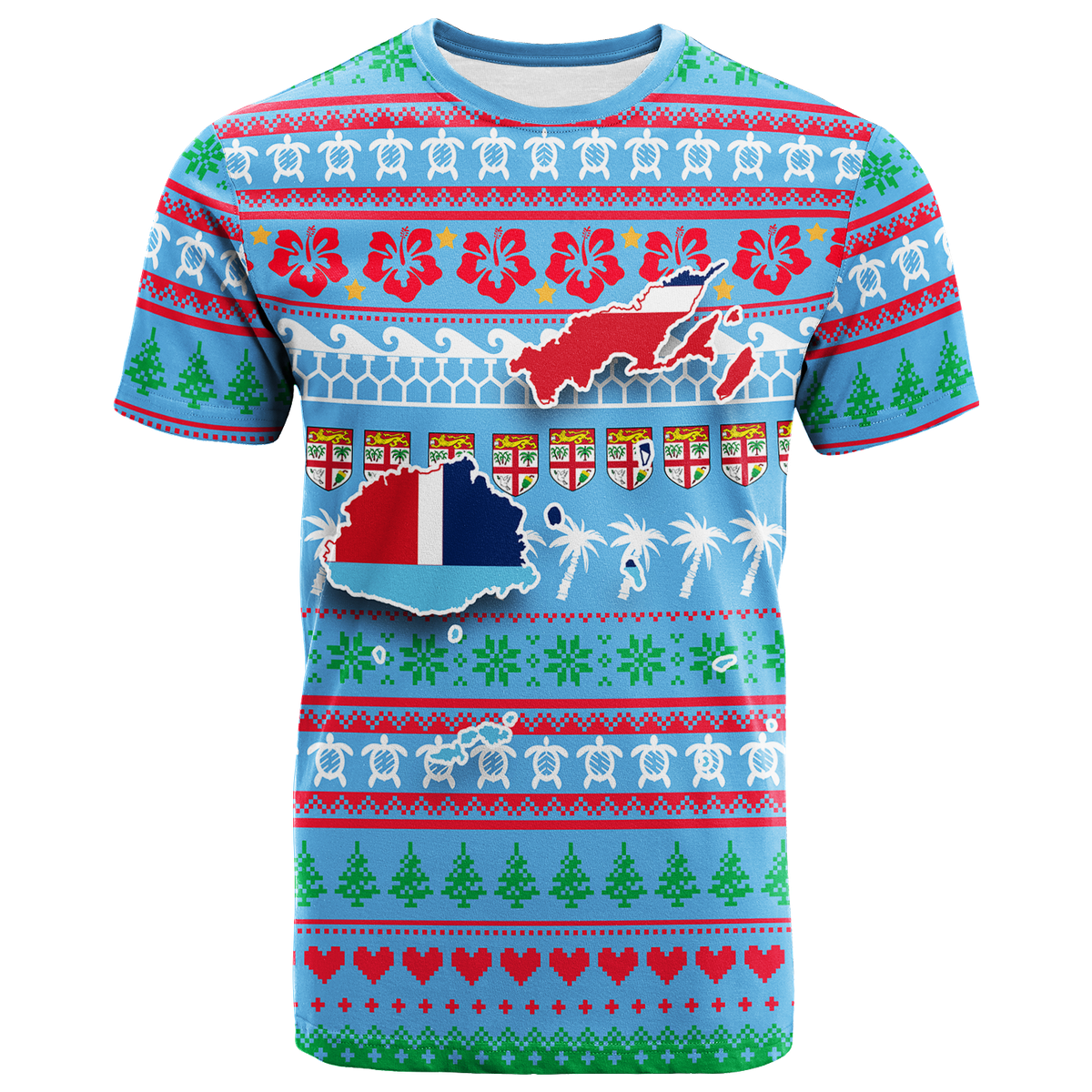 Fiji Christmas T Shirt Ugly Christmas 2