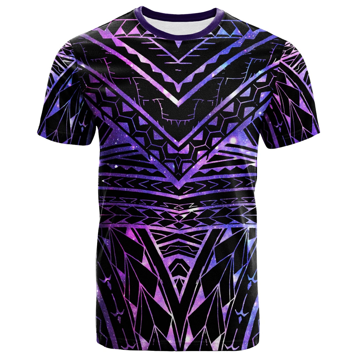Polynesian Spearhead Purple Galaxy T - Shirt