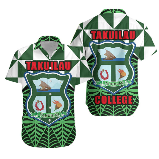 Takuilau College Hawaiian Shirt - Tongan Patterns -