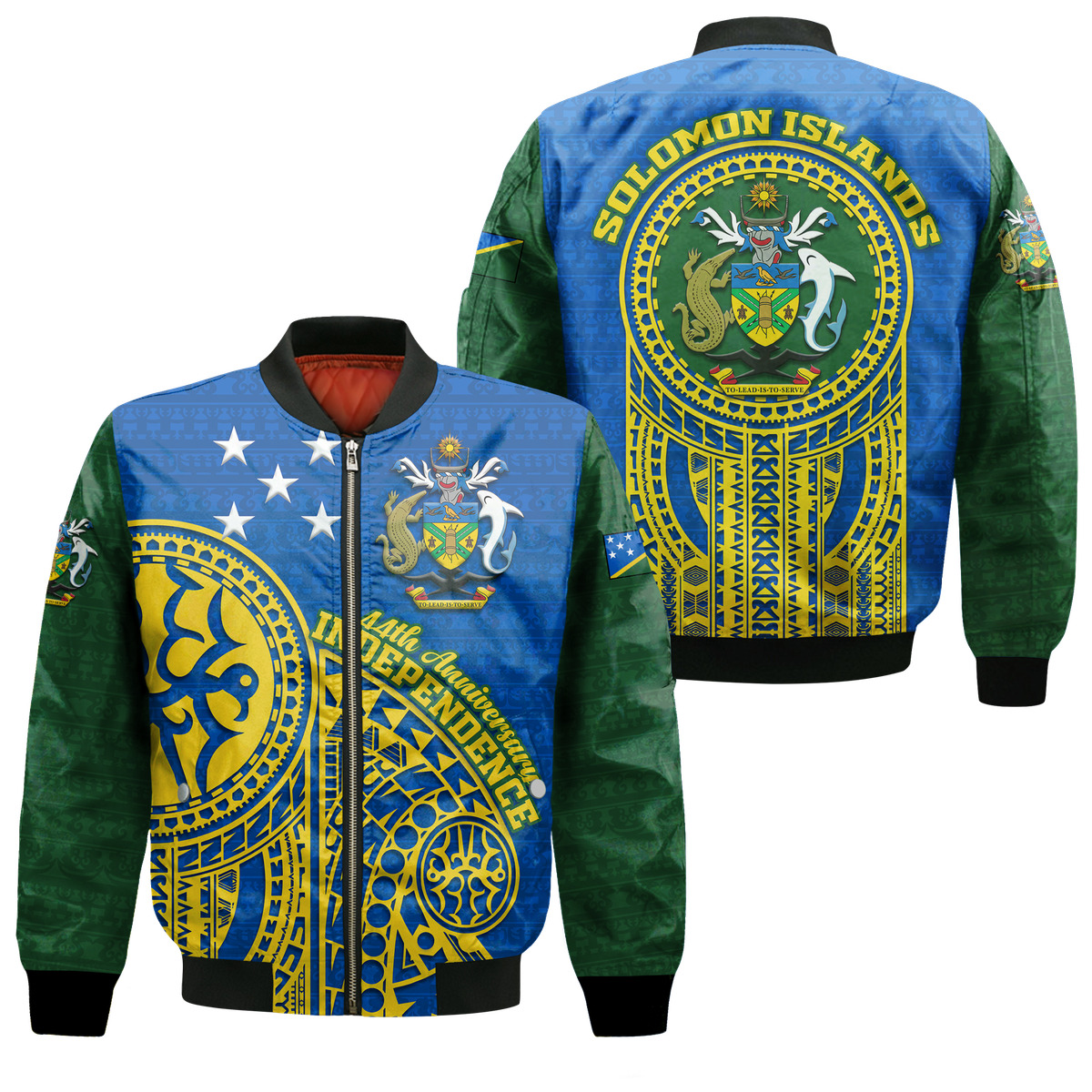 Solomon Islands Independence Anniversary 44th Years Bomber Jacket