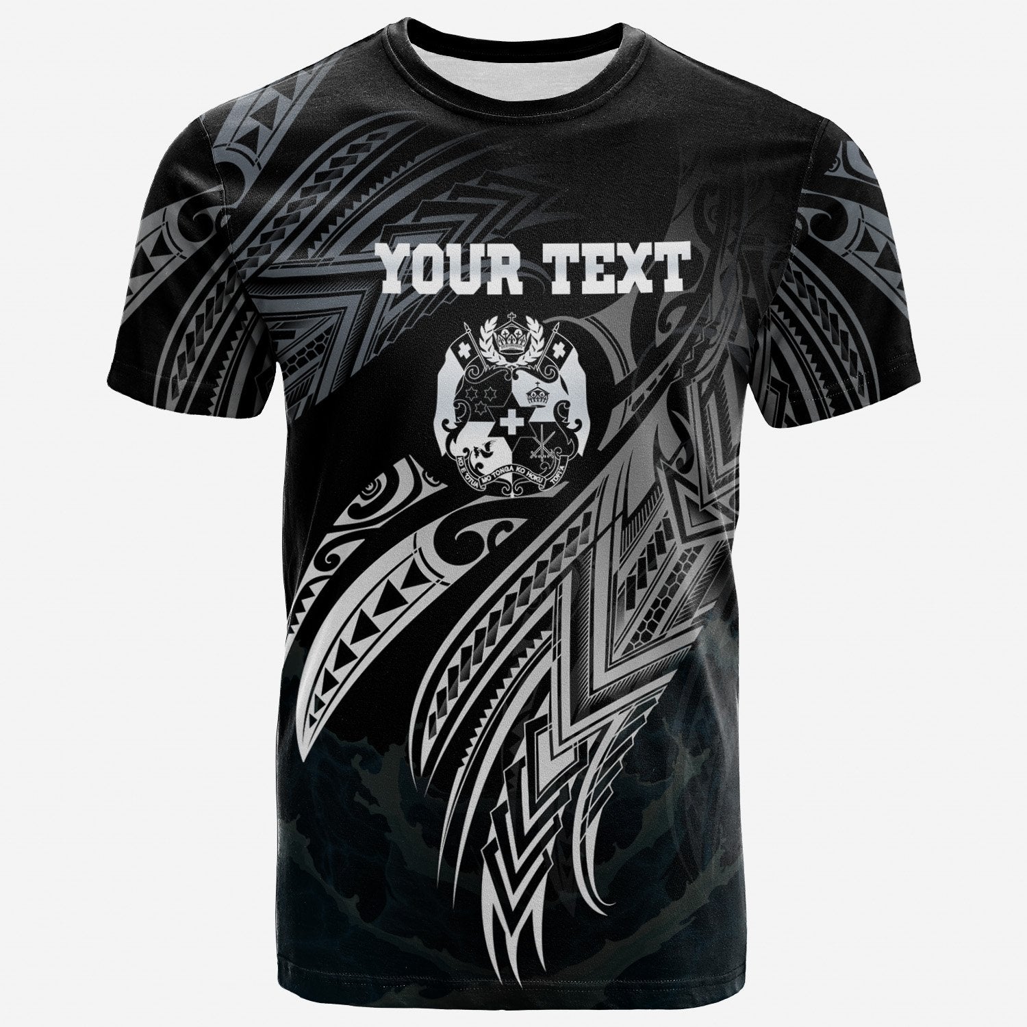 Tonga Polynesian Custom Personalised T - Shirt - Tonga Legend White Version