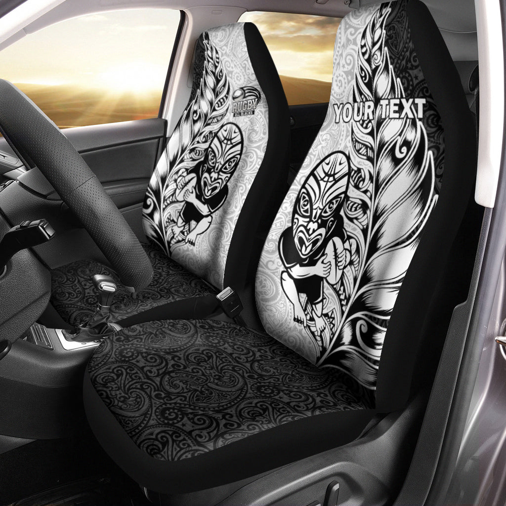 (Custom Personalised) New Zealand Maori All Black Rugby Car Seat Covers