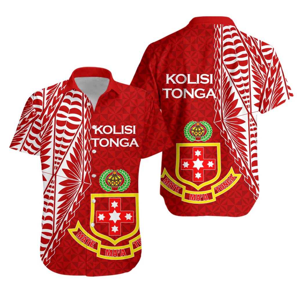 Kolisi Tonga 'Atele Hawaiian Shirt - Tongan Tribal -