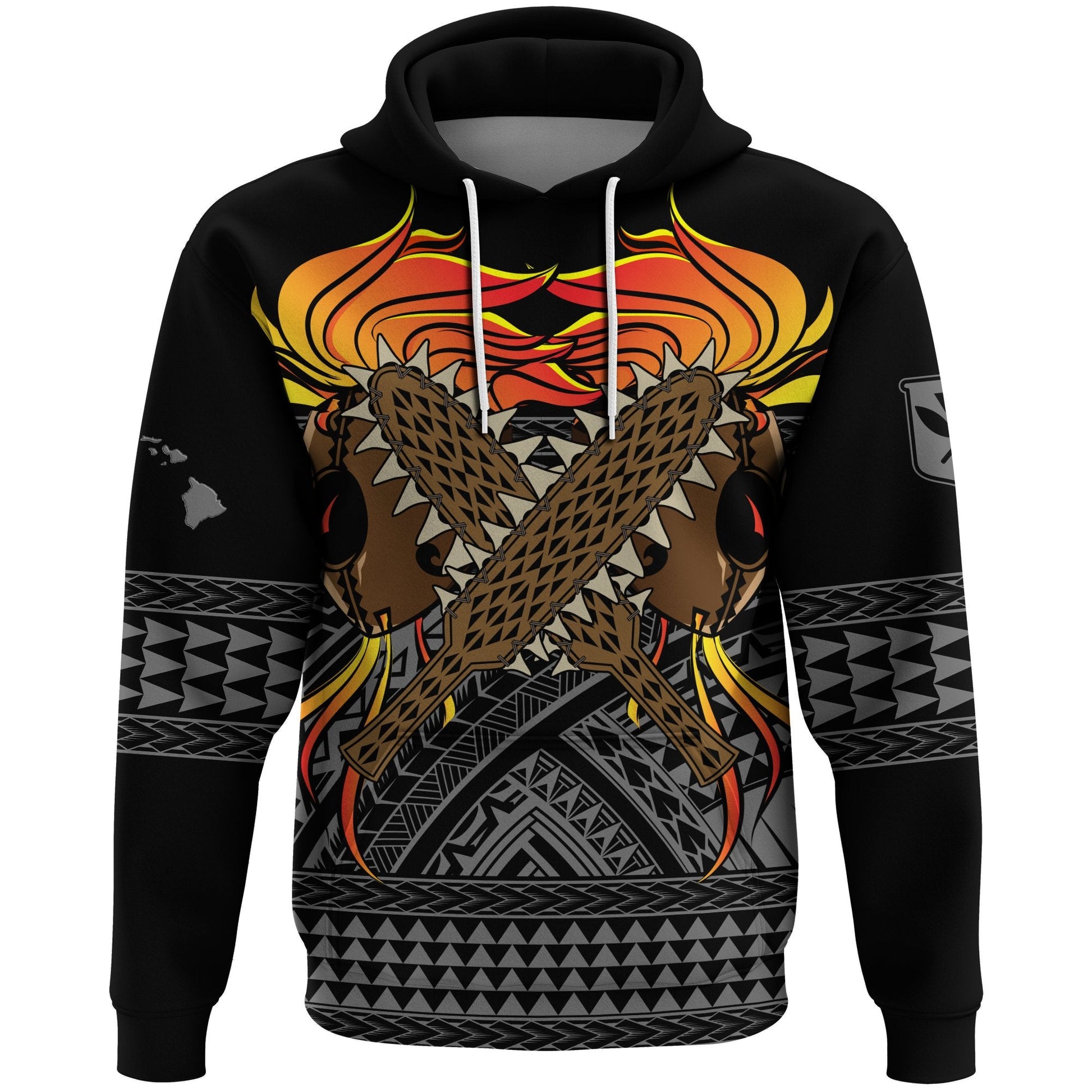 hawaiiIkaika Warrior N8tive 808 Pullover Hoodie