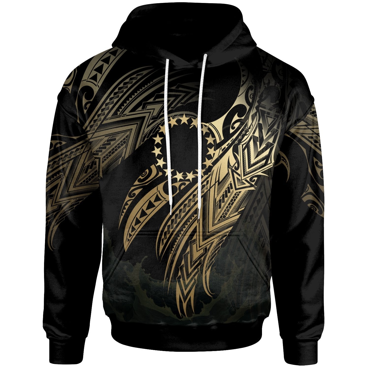 Cook Island Polynesian Hoodie Legend Gold Version