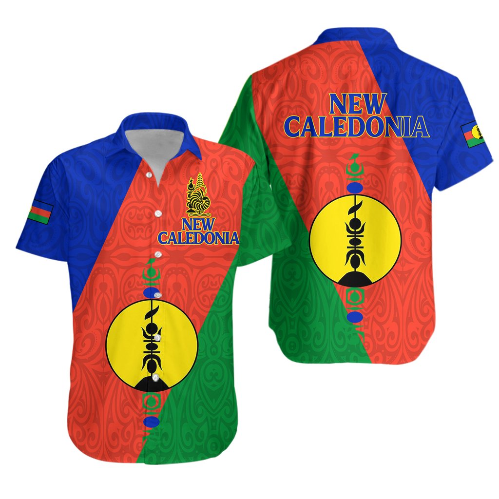 New Caledonia Hawaiian Shirt - Flag Style