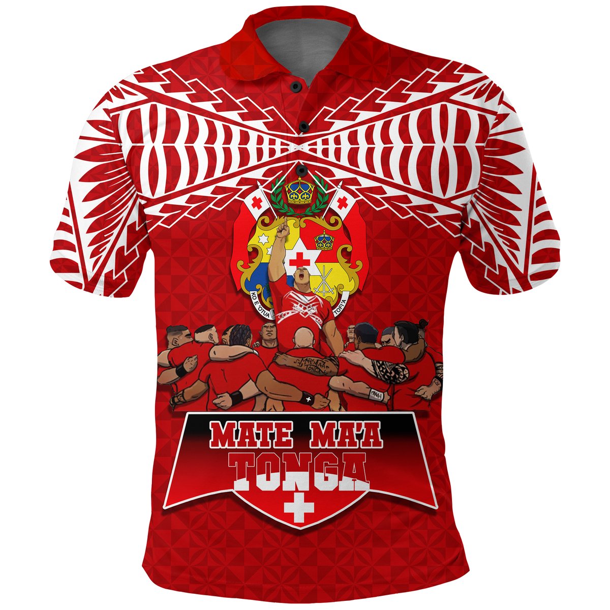 Mate Ma'a Tonga Sipi Tau Polo Shirt -