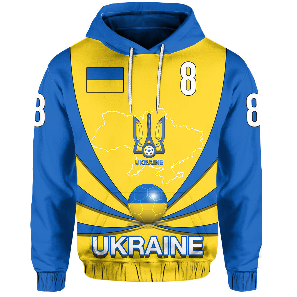 Custom Ukraine Football 2021 Hoodie0