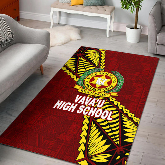 Tonga Vava'u High School Tongan Patterns Area Rug