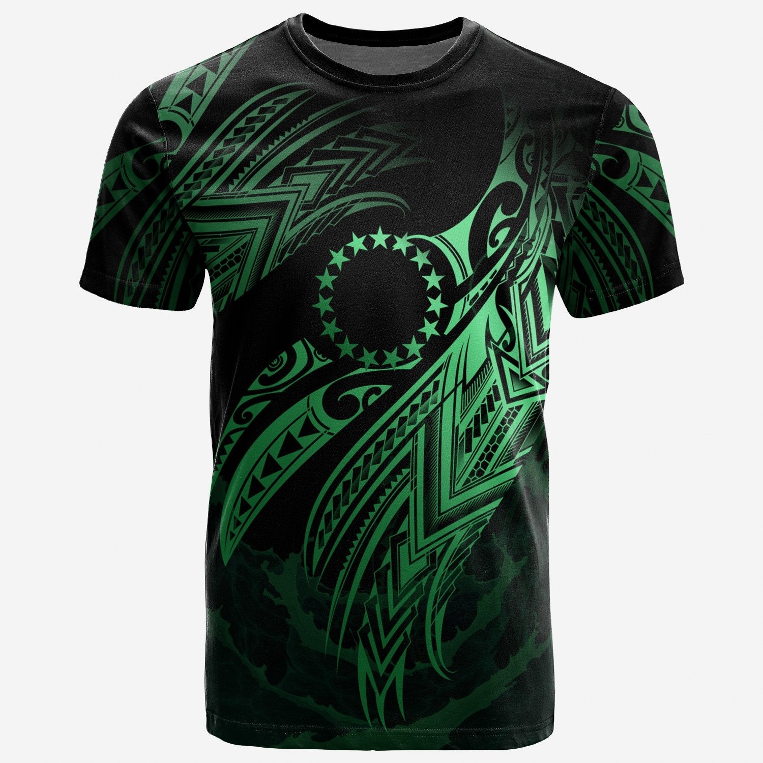 Cook Islands Polynesian T - Shirt - Cook Islands Legend Green Version