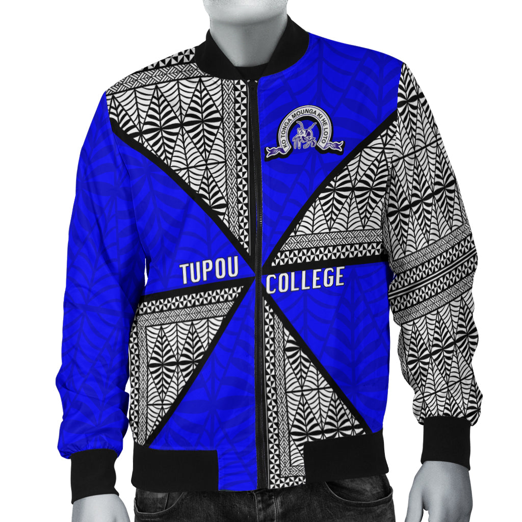 Tonga Tupou College Bomber Jacket Tongan Patterns
