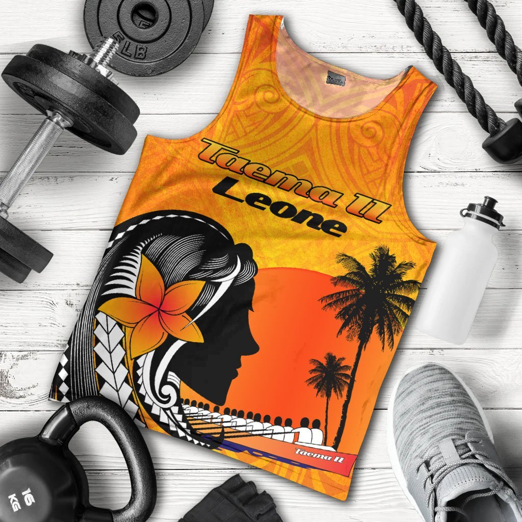American Samoa Men's Tank Top Taema II Leone