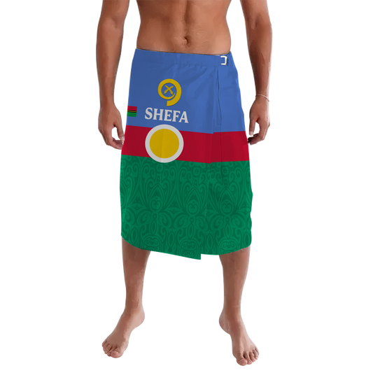 Vanuatu Shefa Province Lavalava - Flag Style -