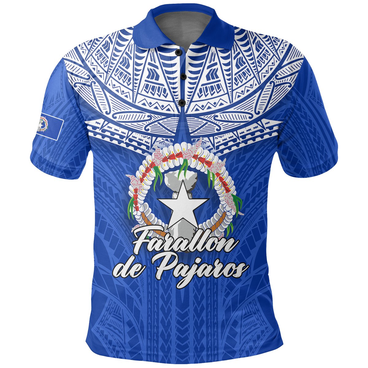 Northern Mariana Islands Farallon de Pajaros Polo Shirt