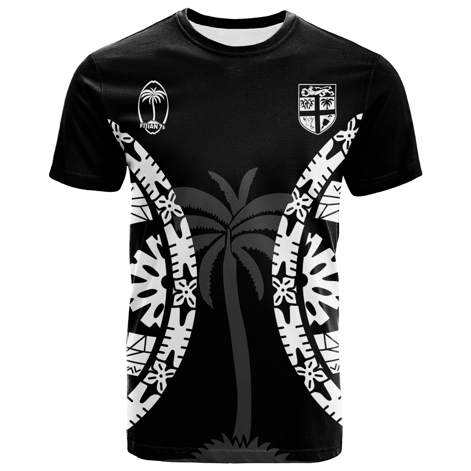 Fiji Rugby Sevens Fijian Tapa Pattern T Shirt 2