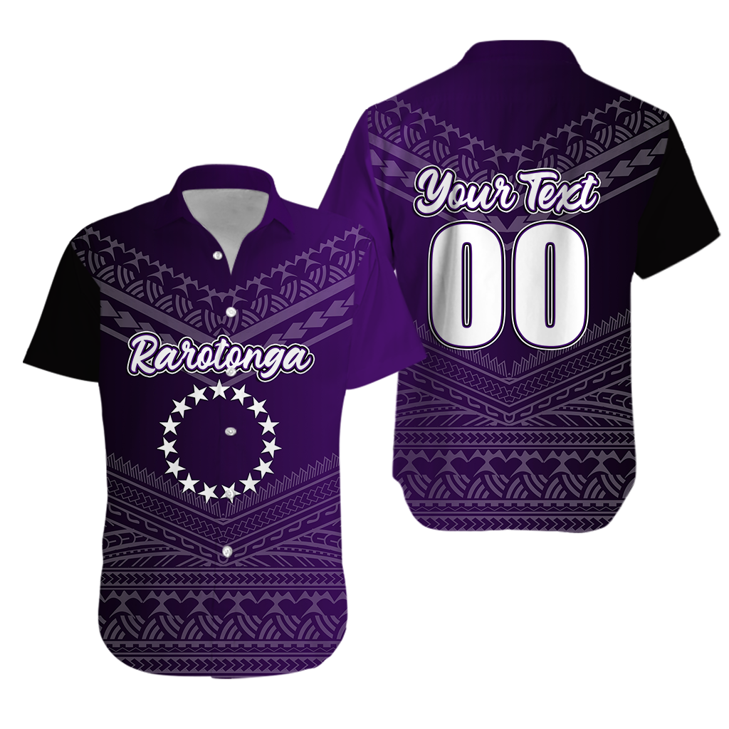 Custom Personalised Rarotonga Cook Islands Pride Hawaiian Shirt -