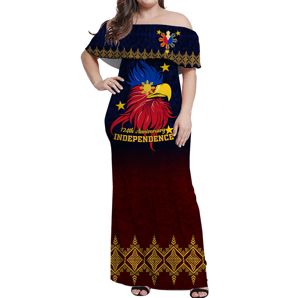Sigma Gamma Rho Girl Art Off Shoulder Long Dress
