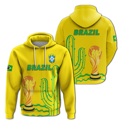 Brazil Champion Football 2022 Hoodie LT12