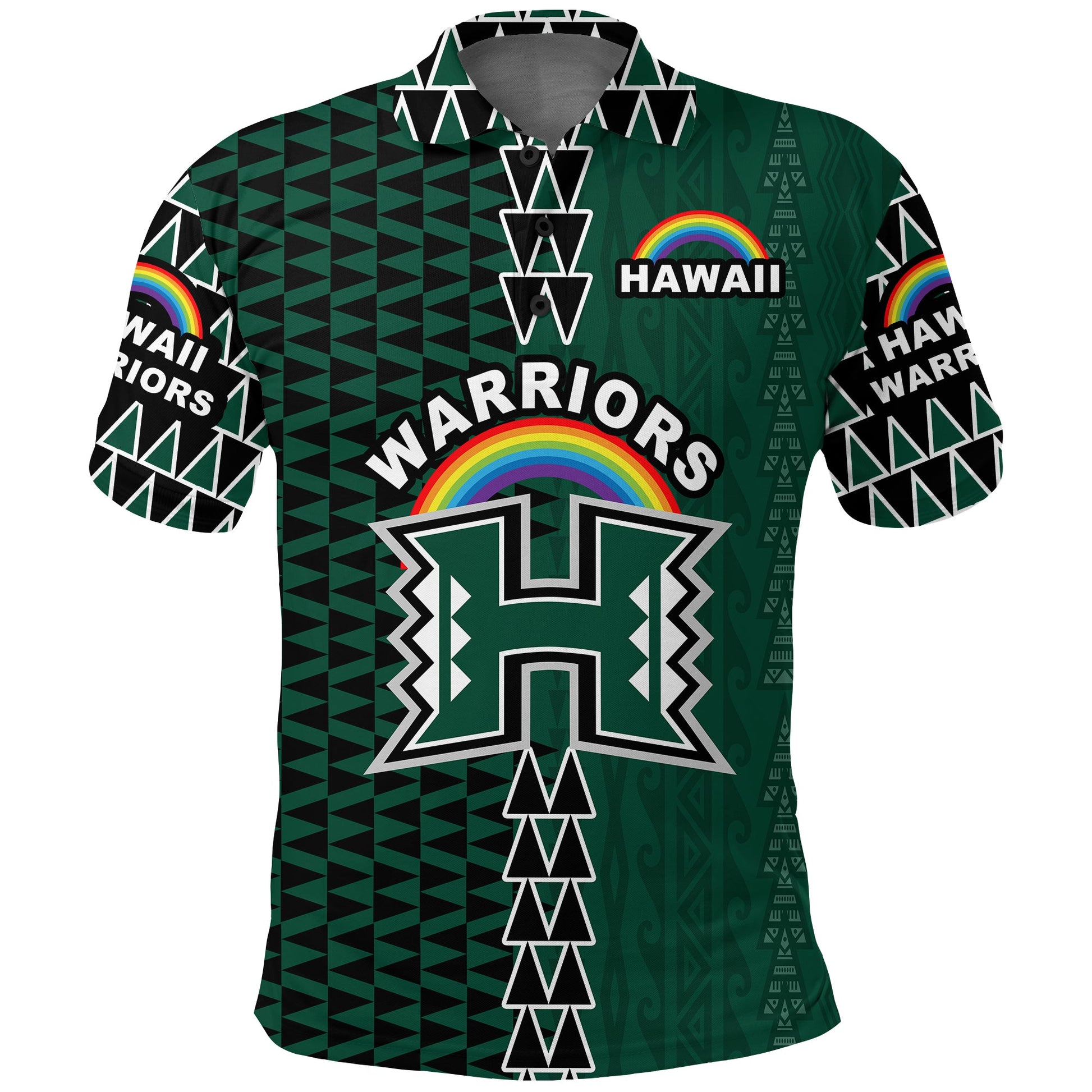 Hawaii Rainbow Warriors Football 2021 Polo Shirt -