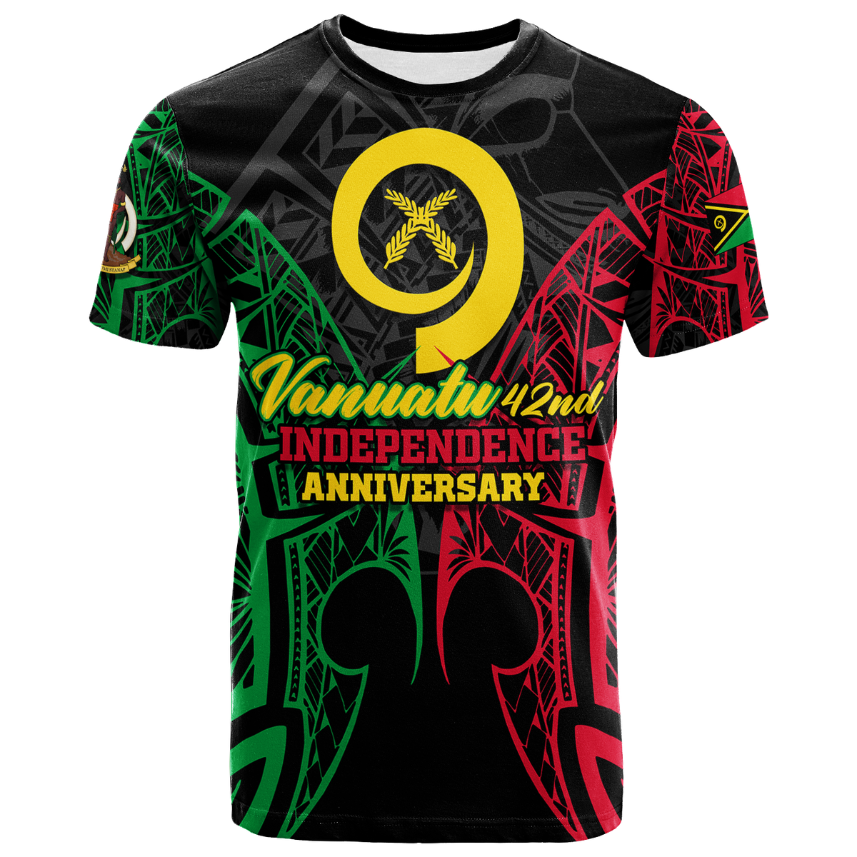  Vanuatu 42nd Independence Anniversary Pride T Shirt 2