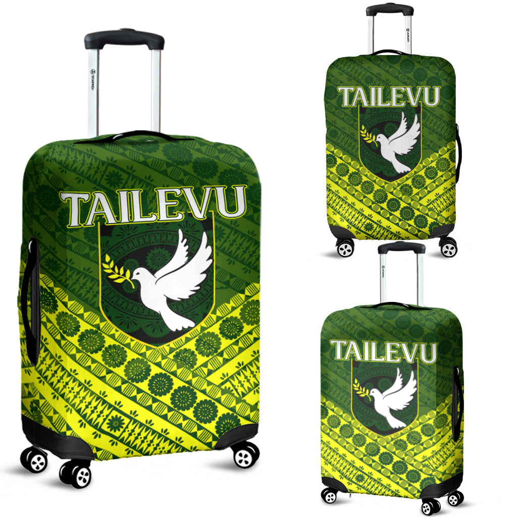Tailevu Rugby Union Fiji Luggage Covers Tapa Pattern