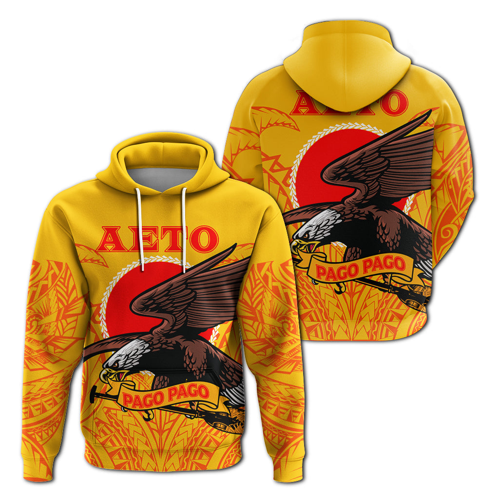 American Samoa Hoodie Aeto Pago Pago Eagle -