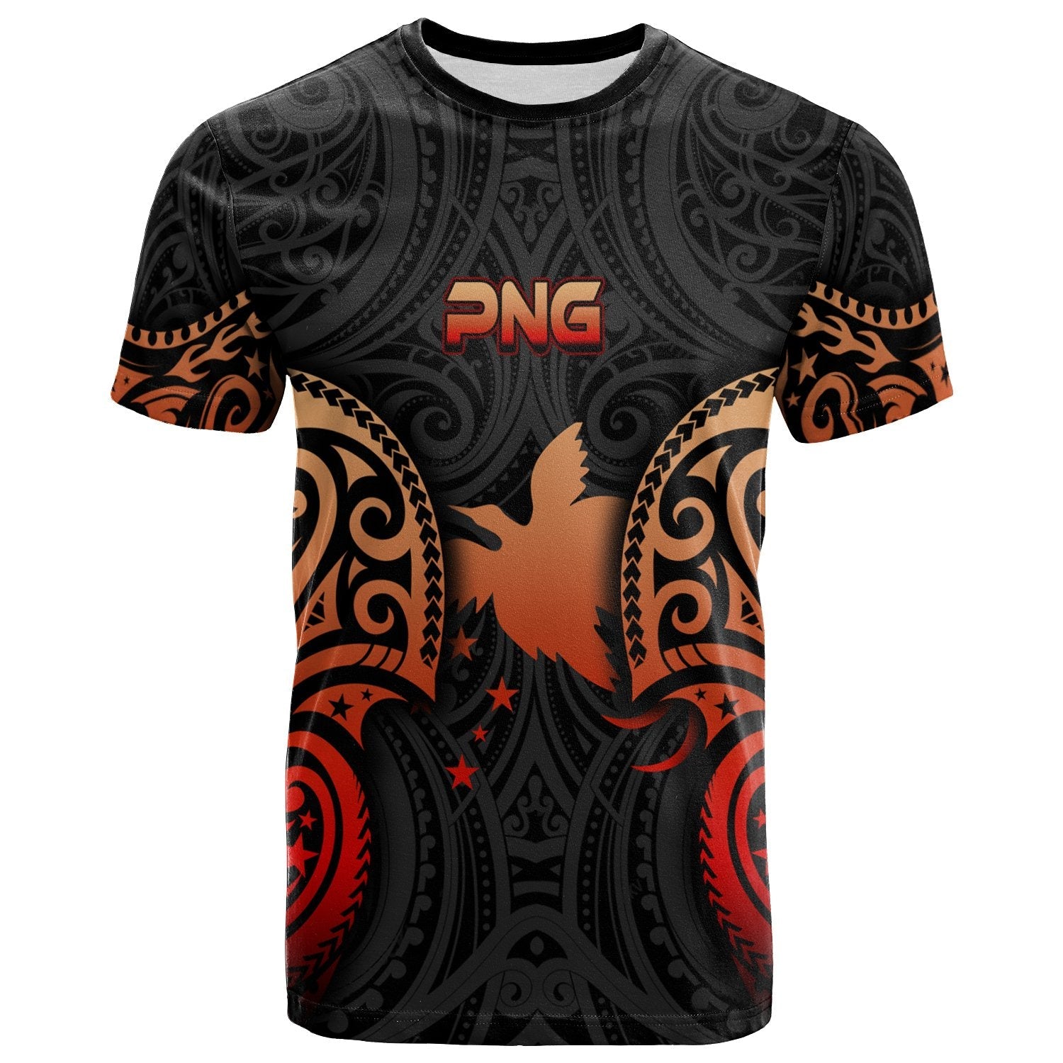 Papua New Guinea Polynesian T - Shirt - Spirit Red Version