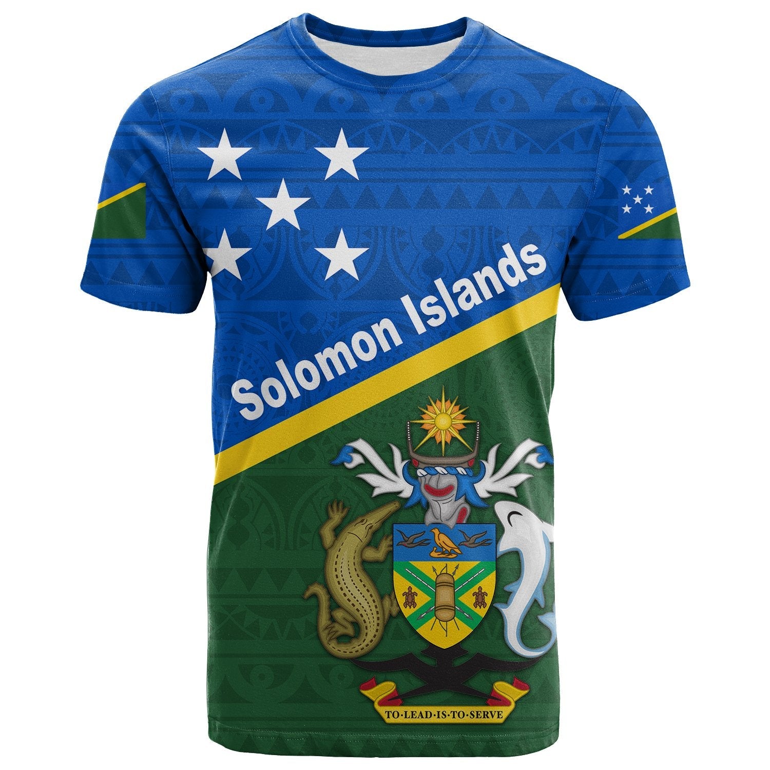 Solomon Islands Independence Day Flag Design T Shirt
