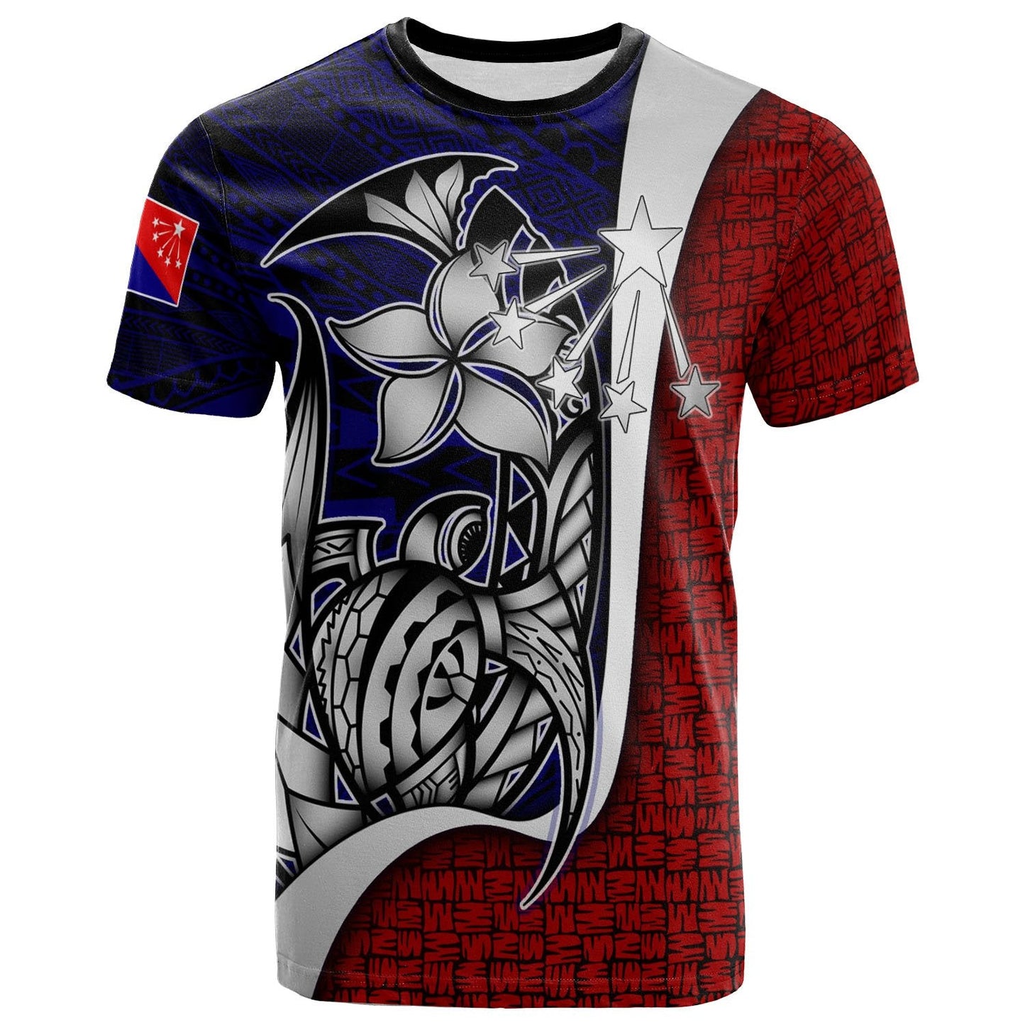 Papua New Guinea Central Province T - Shirt - Turtle With Hook