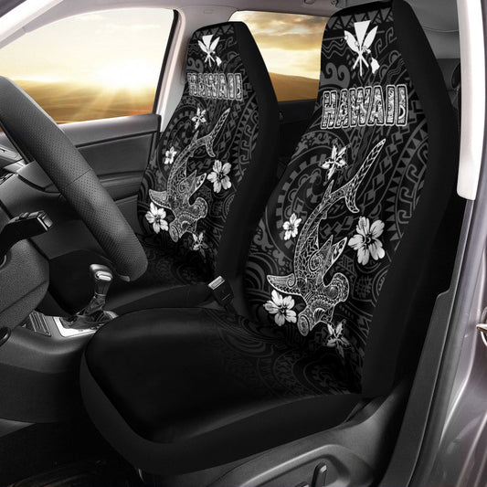 Hawaii Hammerhead Shark Hibiscus Hawaii Pattern Car Seat Covers