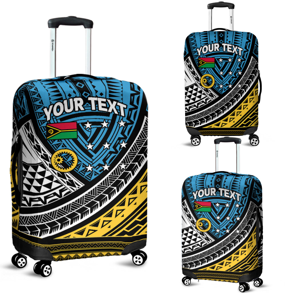 (Custom Personalised) Vanuatu Sanma Province Tribal Pattern Luggage Covers