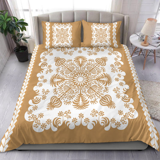 Hawaii Bedding Set Pattern Version Special Gold
