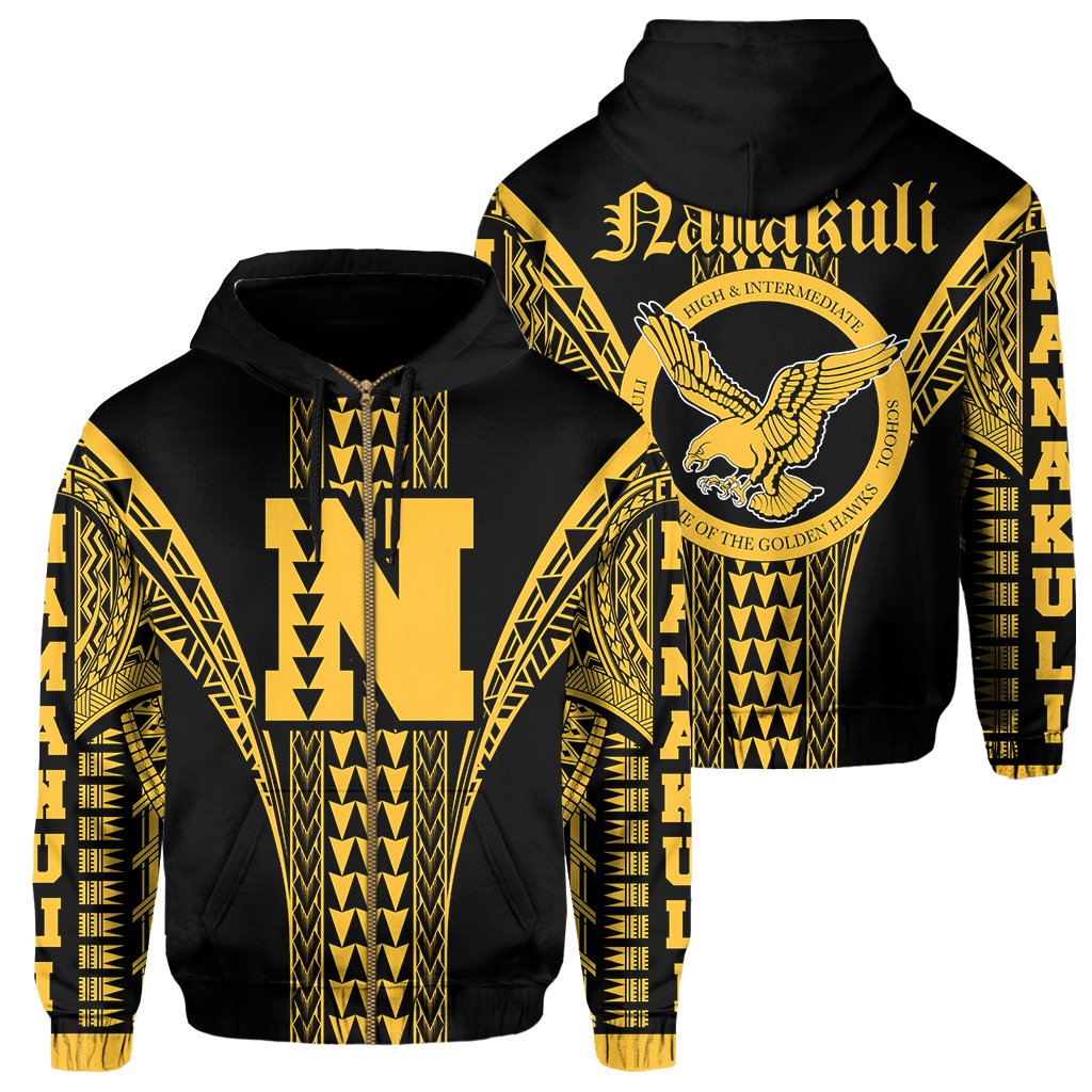 Hawaii Hoodie Nanakuli High Zip Hoodie AH