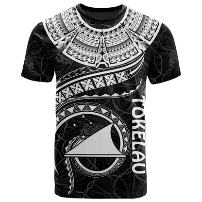 Tokelau Polynesian T Shirt Tokelau Waves White 