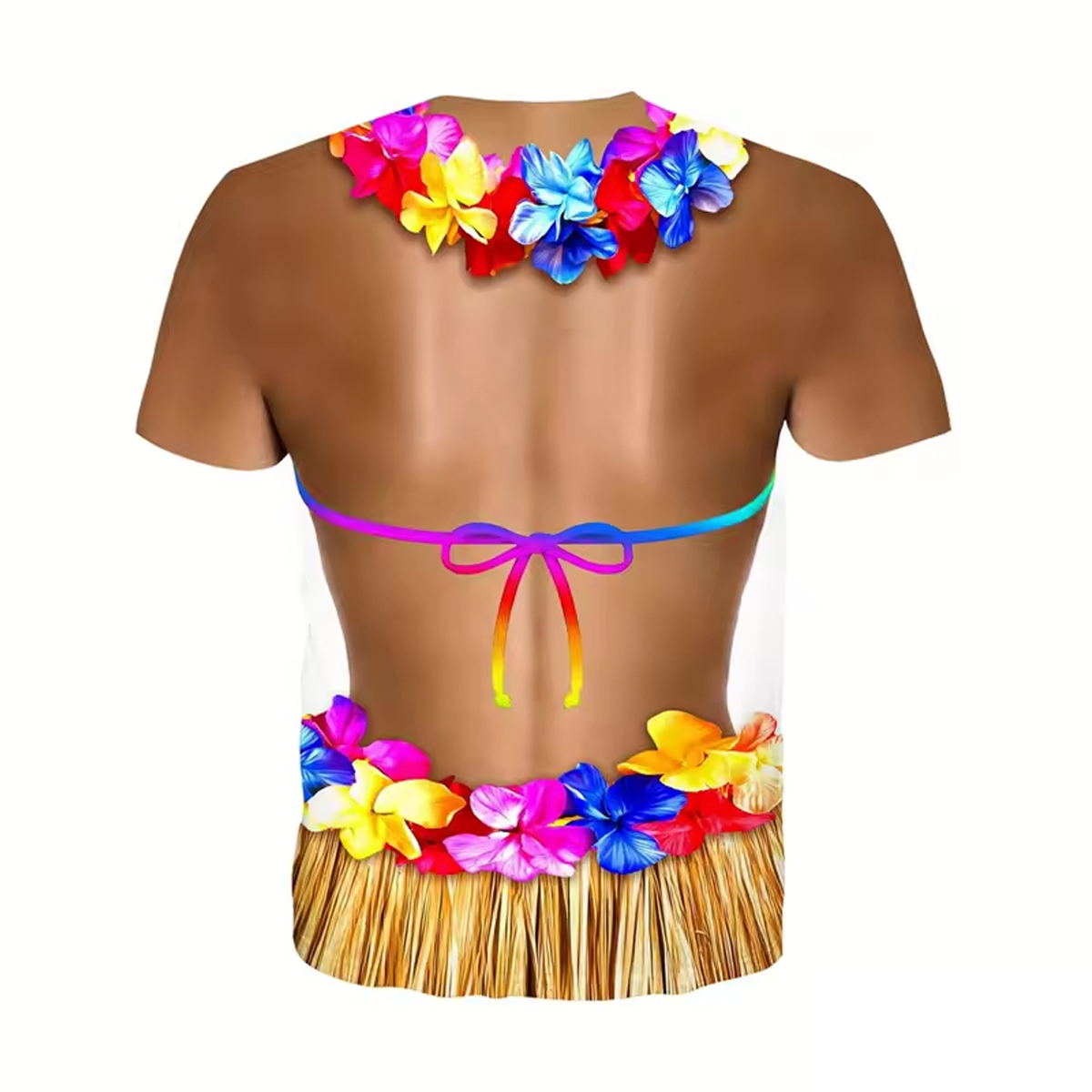Funny HawaiI Shirt Hawaii Flower Necklace T Shirt For Women
