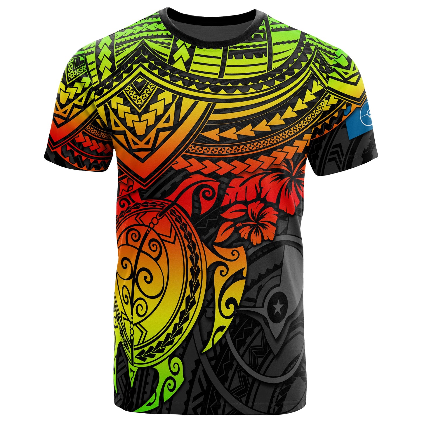 Yap Polynesian T-Shirt - Reggae Turtle