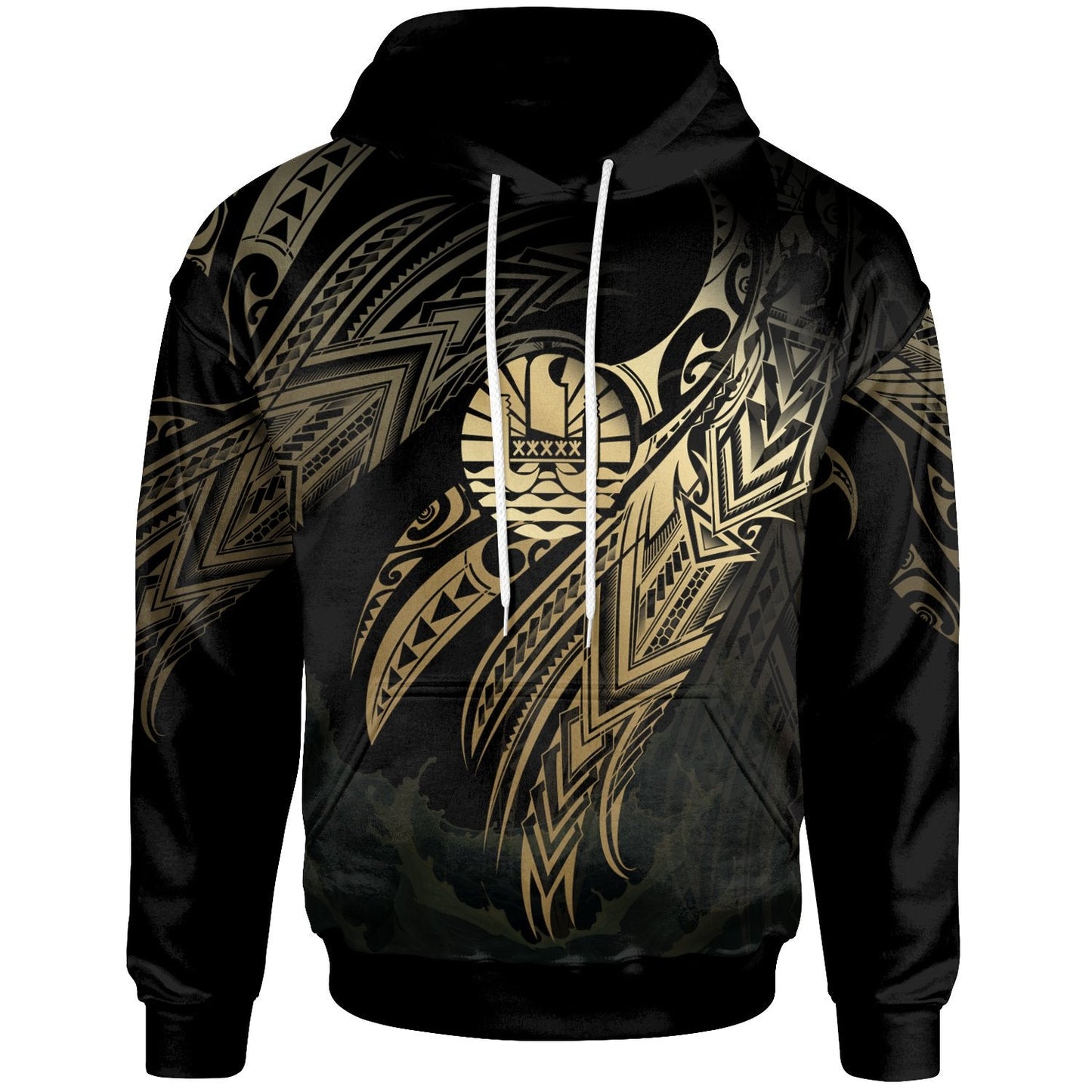 Tahiti Polynesian Hoodie Legend Gold Version