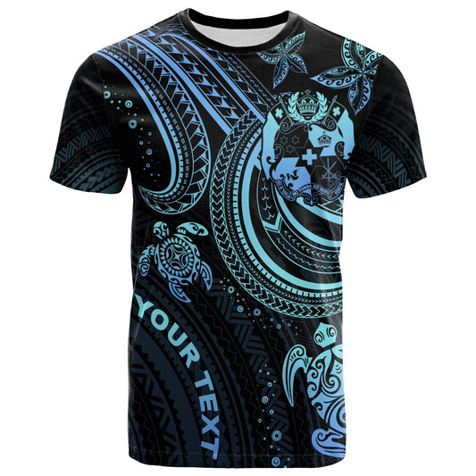 Tongacustom Personalised T-Shirt - Blue Turtle