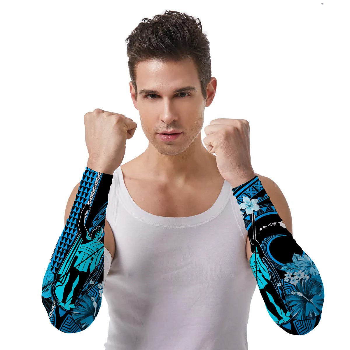 Arm Sleeves (Set of Two) Hawaii King Kamehameha Ver.01