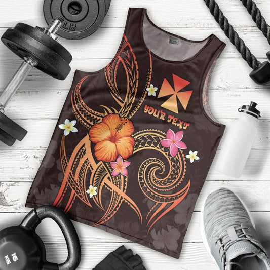 Wallis and Futuna Polynesian Personalised Men's Tank Top Legend of Wallis and Futuna Red